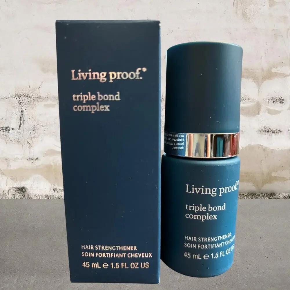 Living Proof $45 Triple Bond Complex Leave-in Hair Treatment NIB